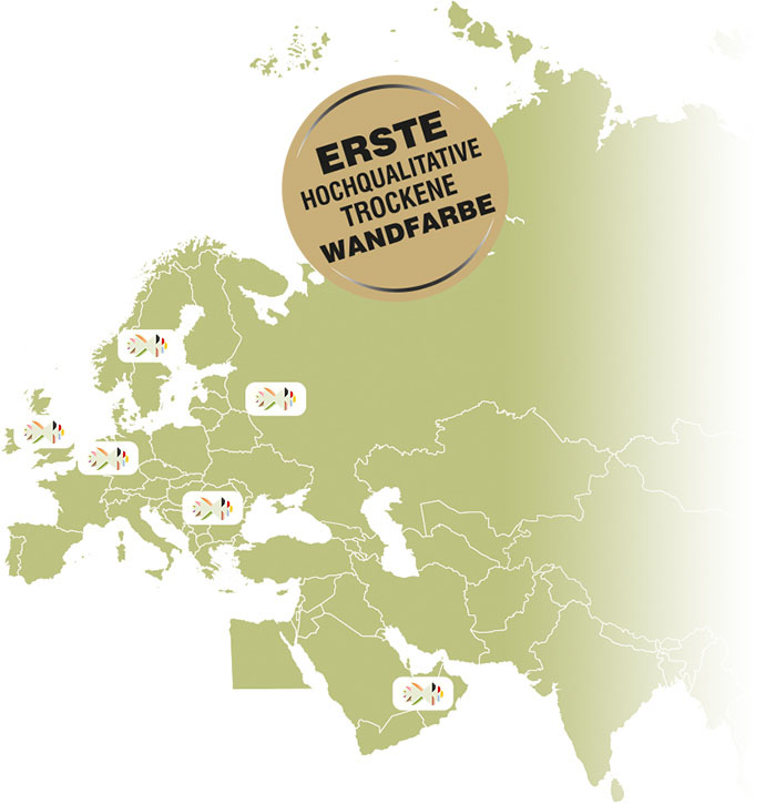 DPM-Mashel-Vertretungen - natürliche Farbe weltweit